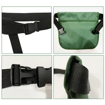 Portable Multiple Pockets Tool Bag Polyester Fabric Kneeler Organization Storage Bag For Garden Tools Seeds Fertilizers 31*31cm 5