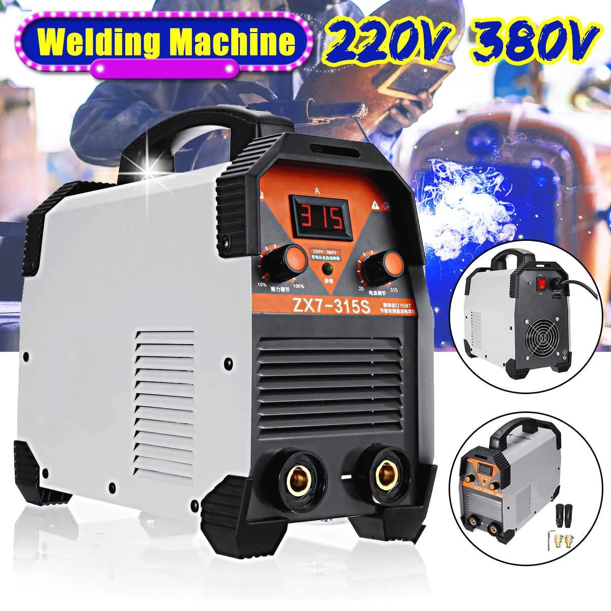 

220V/380V IGBT Inverter AC Arc Welding Machine Mini MMA For Electric Working Welding Equipment Accessories Tools