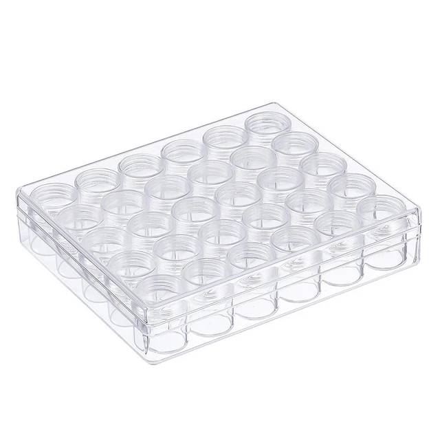 60 Slots Transparent Plastic Seed Storage Box Organizer With Label