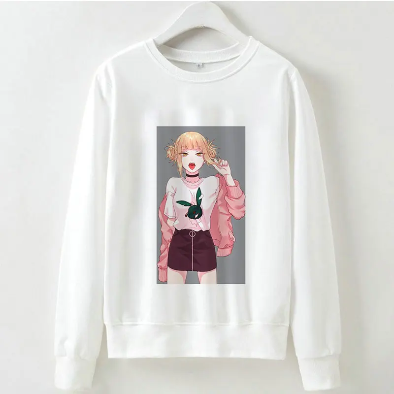 Toga Himiko толстовки Толстовка Осень Зима My Hero Academy аниме с длинными рукавами Kpop Vogue Harajuku Ahegao мультфильм печати женщин - Цвет: 2261