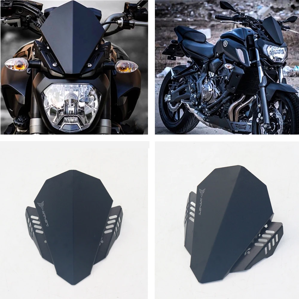 Mt07 fz 07 для Yamaha MT07 mt 07 MT-07 FZ07 fz 07 FZ-07 мотоцикл дефлектор с ЧПУ лобовое стекло ков