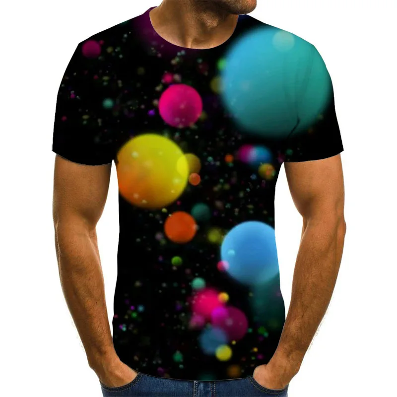 Модные мужские рубашки Рубашка Tie Dye Мужская аниме футболка летняя для телефона