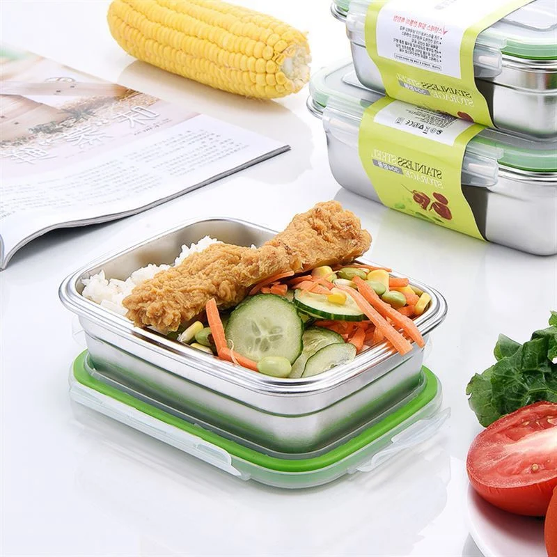 Новейшая коробка для ланча Экологичная порционная коробка Bento для хранения еды контейнер для хранения BPA-free ланч бокс герметичный рюкзак для ланча столовая посуда