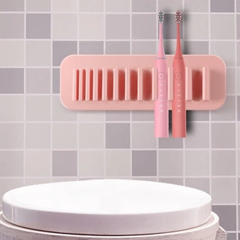 

Mutlifunction Suction Wall Silicone Makeup Brush Drying Storage Rack Toothbrush Storage Rack Automatic Adsorption Storage Rack