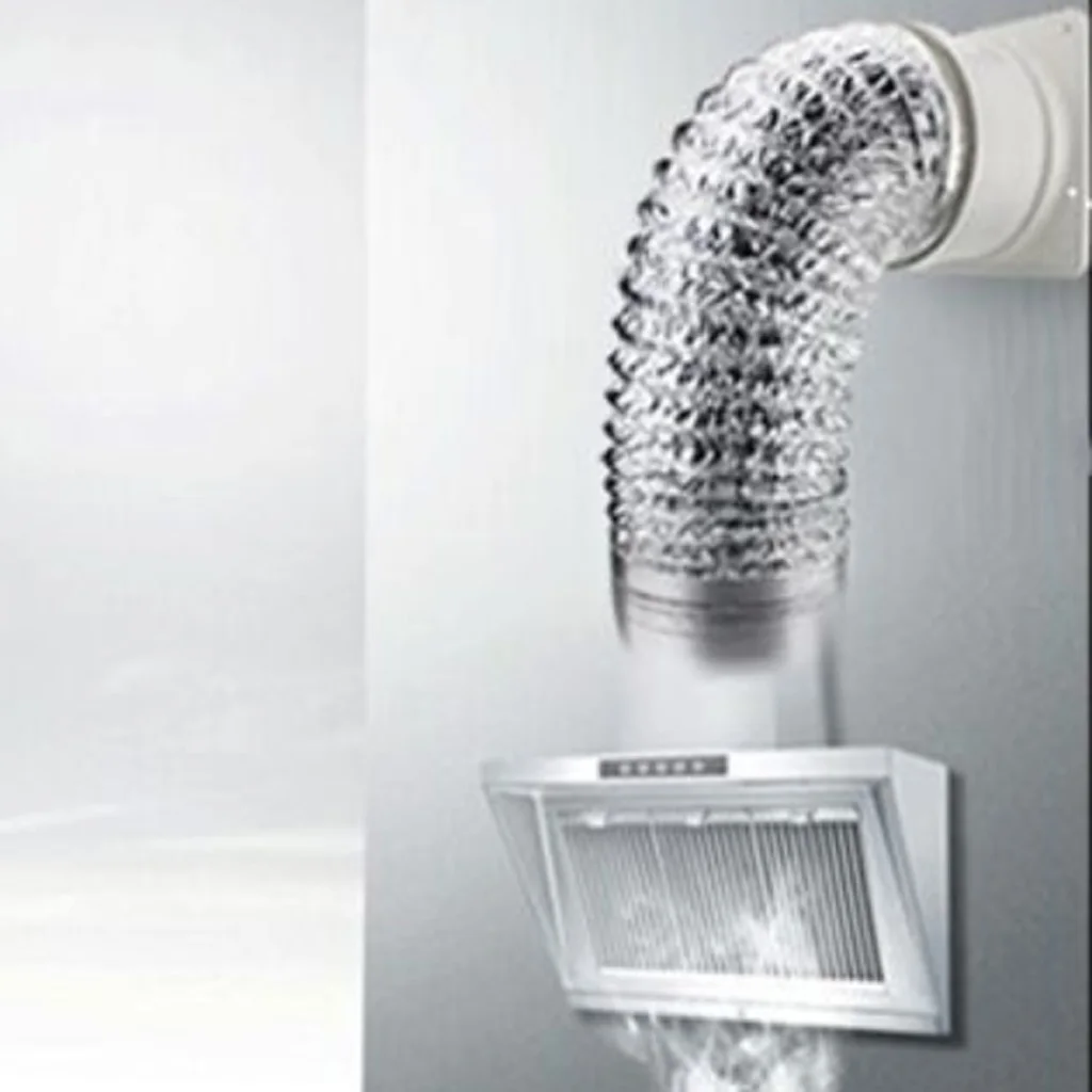 4 Inch 220V Duct Inline Fan with Carbon Filter Hose Ducting Combo for Home Improvement