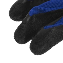 1 пара нейлоновые покрытая латексом ладонь рабочие перчатки безопасность захват сад ремонт строитель