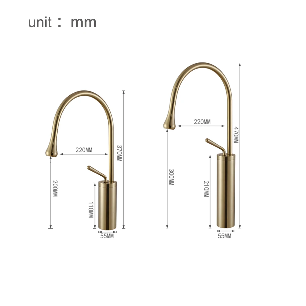 Basin Faucet Hot & Cold Water Mixer Deck Mounted Tap for Bathroom