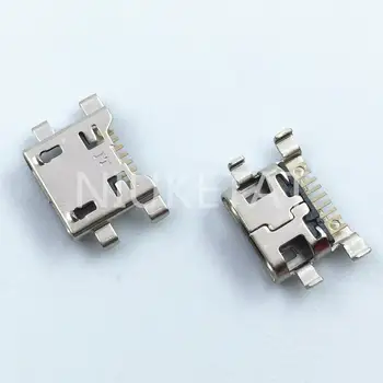 

100pcs Micro USB 7Pin Jack Connector socket Data charging port tail plug For LG G4 F500 H815 V10 K10 K420 K428 Mini USB