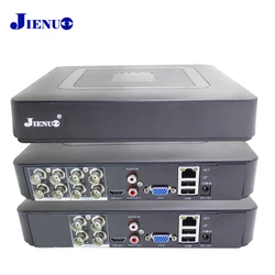 4CH 8CH AHD DVR Mini 1080N CCTV HD Video Surveillance Security System Hybrid Onvif For IP Camera Analog CVI TVI 1080P 8channels