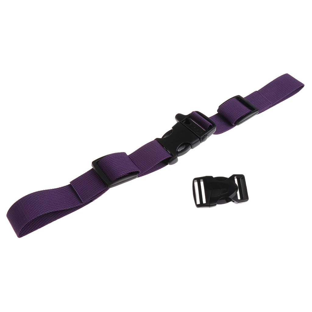 Purple Нейлон+ пластик лямки пряжки рюкзак нагрудный ремень быстрый выпуск пряжки клип инструменты - Цвет: Purple