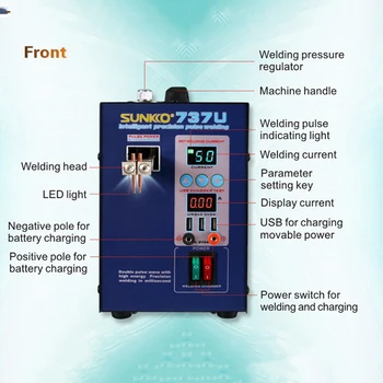 Cheap New Mini Home Precision Pulse Battery Portable USB Charging Testing Spot Welding Machine Spot Welder Spotter Spot Welding