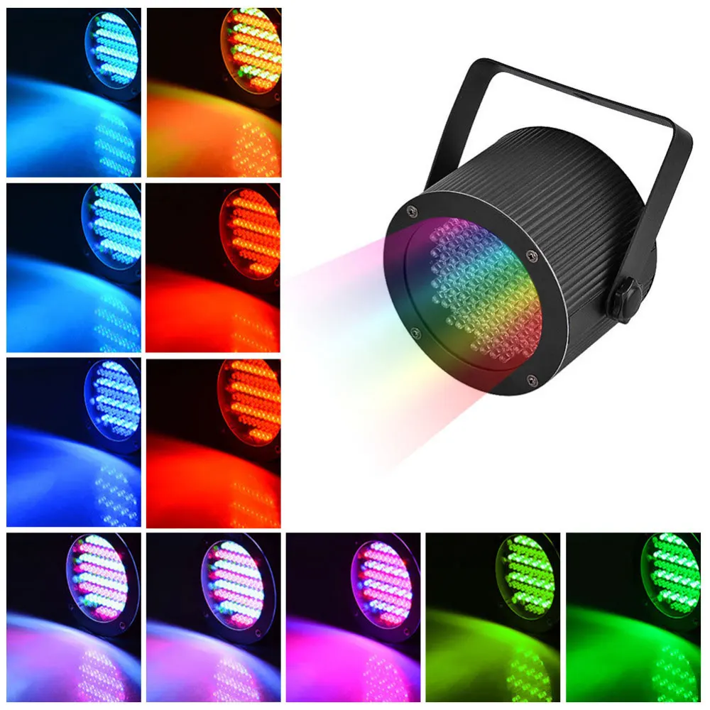 

Upgrade DMX Vioce Control 86 RGB LED Spotlight Disco DJ Party Bar Light Home Entertainment Show Projector Stage Lighting Effect