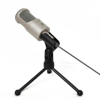 

Condenser Microphone - Wired speaker, with Tuned Voice, Suitable for Host Mobile Phone Music Recording Computer Microphone