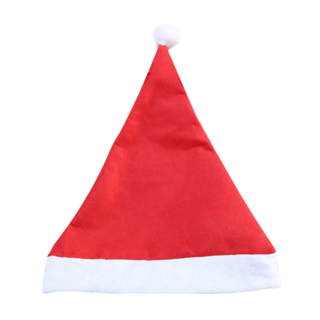 2pc Christmas Hat Children Baby Santa Hat for Christmas Festive Party New Year Gift Decor Soft Plush Caps christmas beanie hat