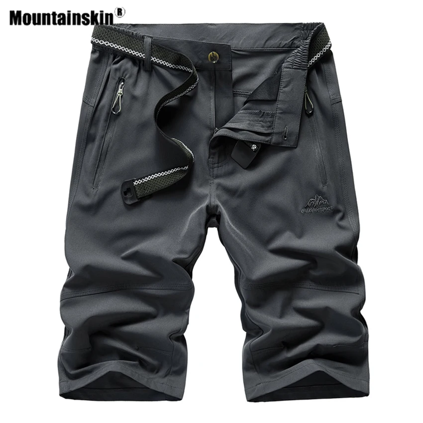 Mountainskin, летняя мужская быстросохнущая дышащая короткая уличная спортивная одежда для пеших прогулок, походов, бега, кемпинга, скалолазания, мужские брюки VA666