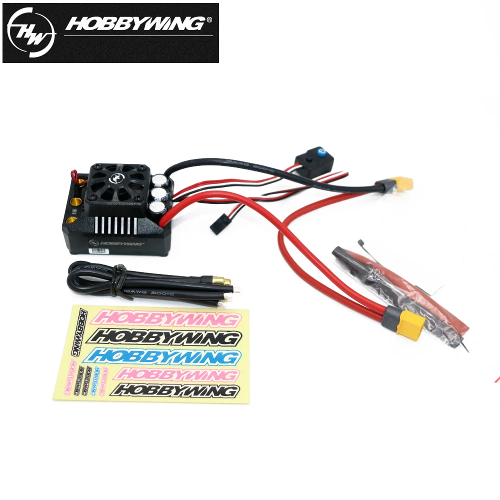 

Hot 2pcs/set HobbyWing EZRUN-SL 4985-1650KV/5687-1100KV Sensorless Brushless 4-pole Motor with MAX6 160A waterproof ESC for Car