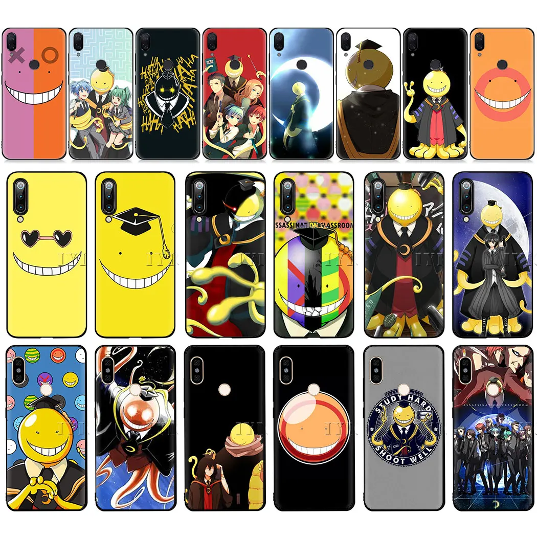 Assassination Classroom Soft phone Case for Xiaomi Mi 6 8 9 SE A2 Lite A1 5X 6X F1 MAX 3 9T Cover | Мобильные телефоны и