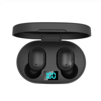 

Original E6S Bluetooth Headsets For Redmi Airdots Wireless Earbuds 5.0 TWS Earphone Noise Cancelling Mic for iPhone Android