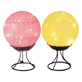 

Rattan Ball Charging LED Innovative Cute Night Light Dream Small Table Lamp Children Bedroom Warm Light Bed with Sleeping Light
