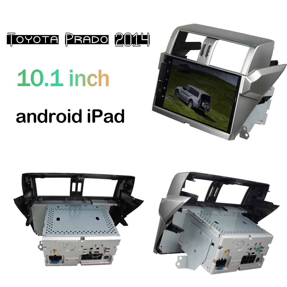 10," 2G ram 32G rom Android автомобильный DVD для Toyota Prado 150 Land cruiser- головное устройство аудио стерео навигация WiFi