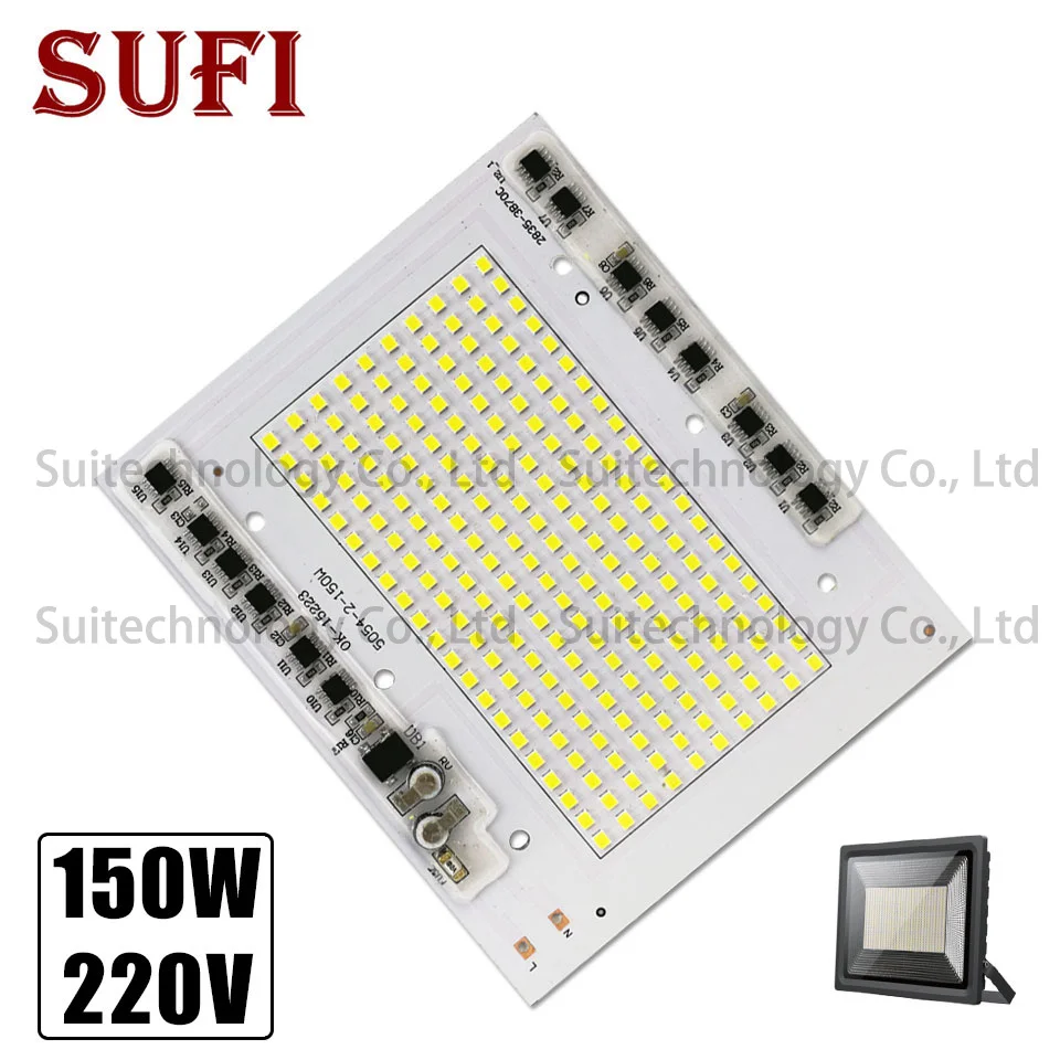 150 Вт COB Smart IC LED шариковая лампа без необходимости драйвера чистый белый теплый