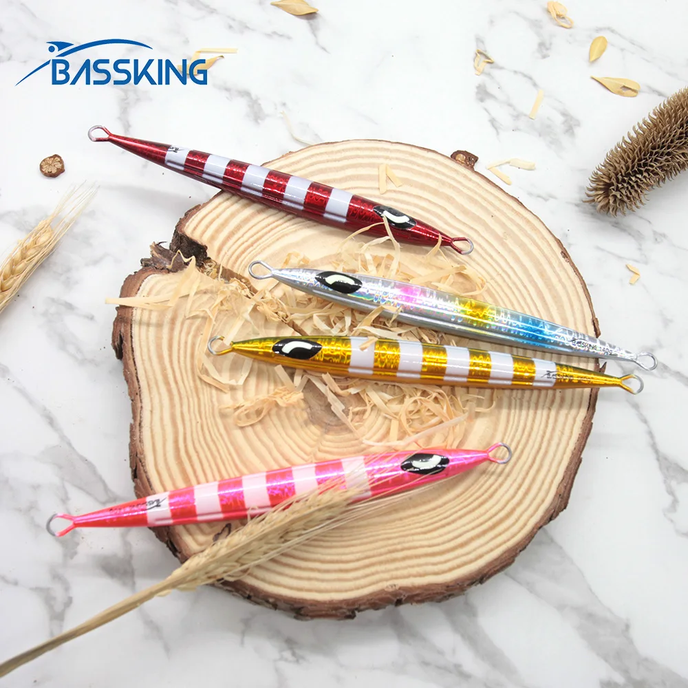 

BASSKING 100/120/140/160/180/200/г светящаяся медленно металлическая приманка для рыбной ловли, приманка, искусственная приманка, рыба, приманка для джиггинга, металлическая приманка в виде ложки