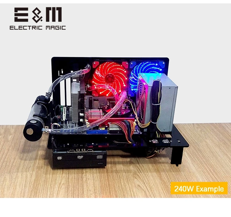 Скамья для тестирования ПК с открытой рамой материнской платы ATX MATX акриловый