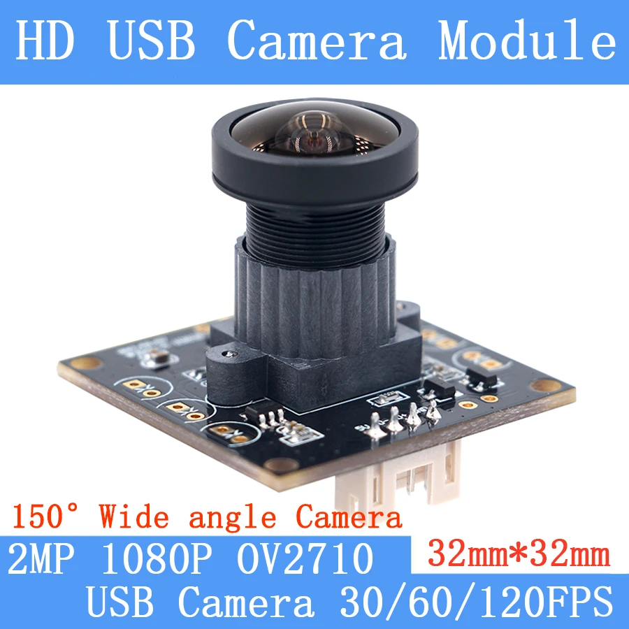 Широкоугольный 30/60/120fps 2MP наблюдения Камера 1080P MJPEG Высокая Скорость OV2710 CCTV Android Linux