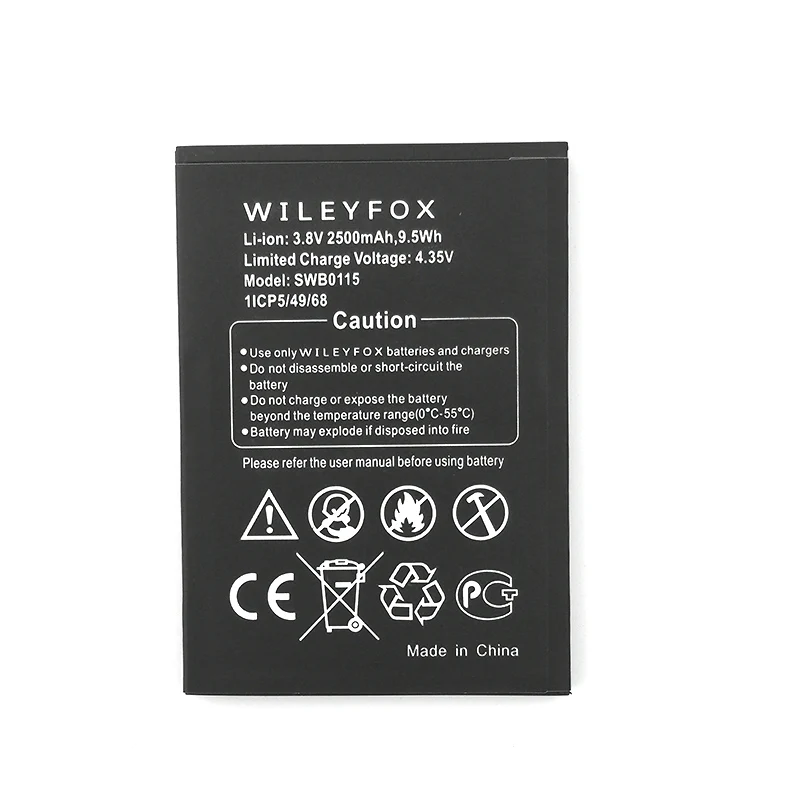 

100% Original 2500mAh SWB0115 Battery For Wileyfox Swift Phone In Stock Latest Production High Quality Battery+Tracking Number