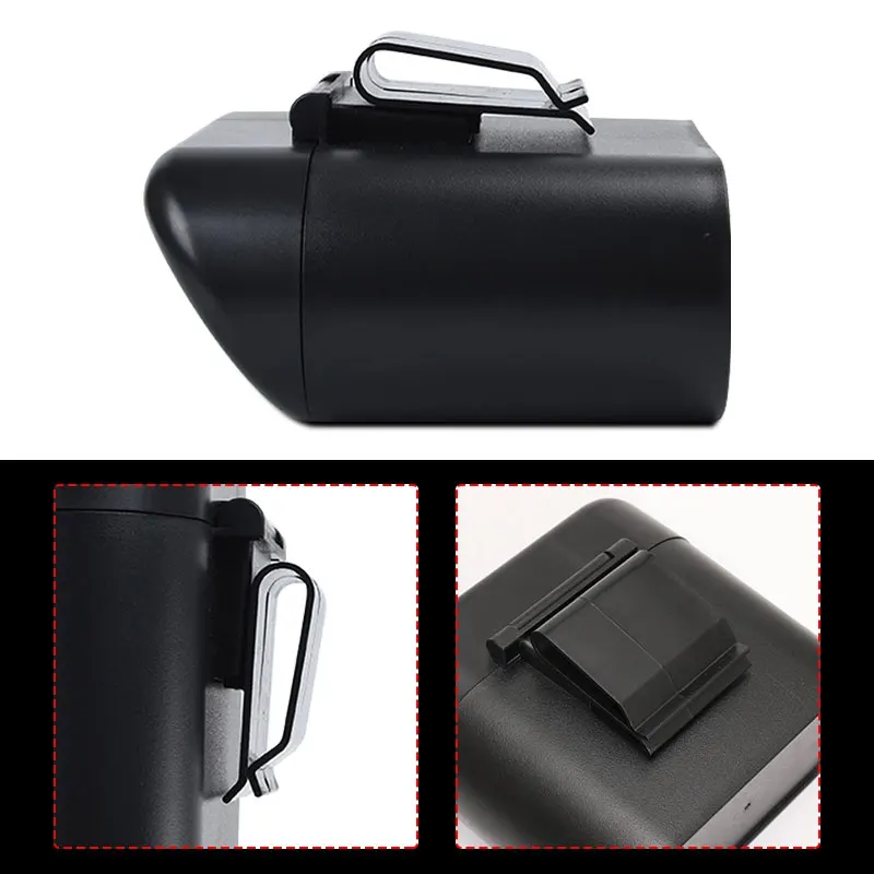 1pcs Car Trash Bin Hanging Vehicle Garbage Case Interior Accessories For TRD Toyota Corolla Yaris Aygo GT86 Prius RAV CHR Camry