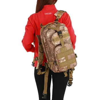 

25L 1000D Thicken Oxford Fabric Backpack Shoulder Hiking Miltifunction Outdoor Large Capacity Travel Backpack Canvas Portable