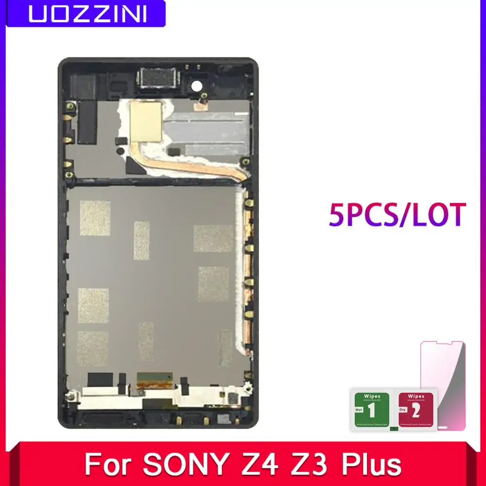 

5 Pcs LCD Display For Sony Xperia Z3+ Z3 Plus Z4 E6553 E6533 E5663 LCD Touch Screen Digitizer Assembly Replacement Frame