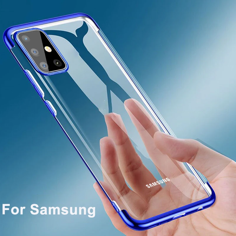 Чехлы для Samsung Galaxy A30 A50 A10 A20 A70 M20 A40 A20e A50s S20 S10 S8 S9 Plus Note 10 A7 A8 покрытие ТПУ Мягкий