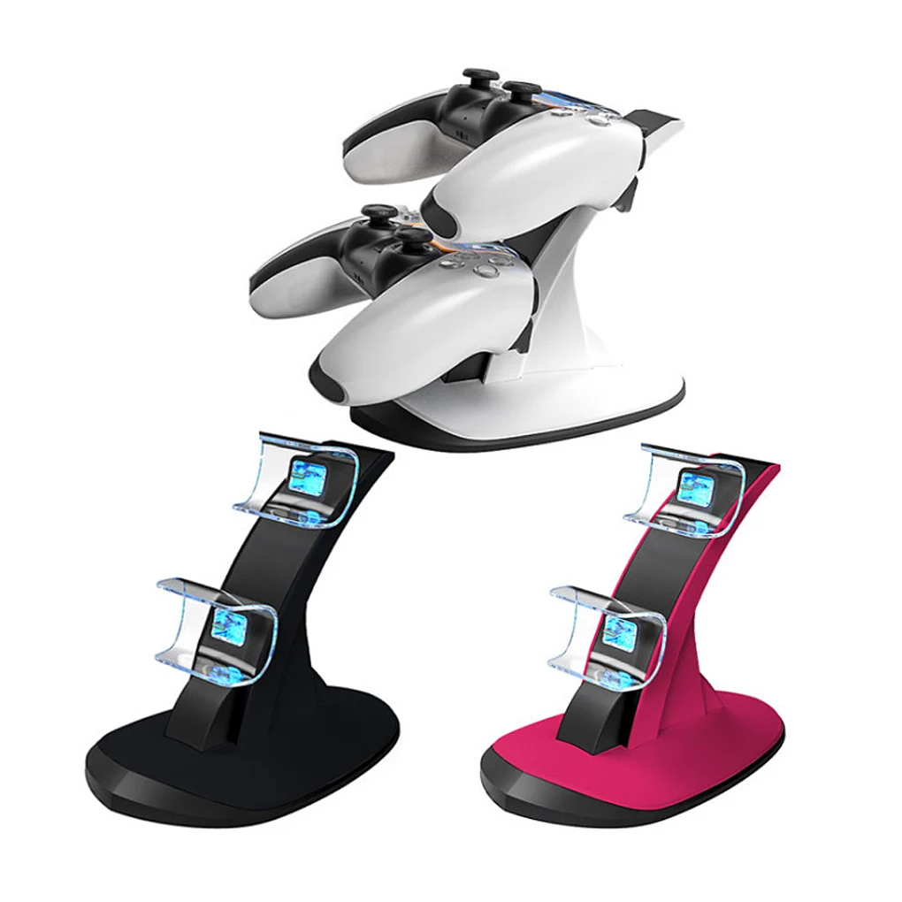 Doppia Maniglia Usb Ricarica Rapida Dock Station Stand Charger Gamepad Controller Di Gioco Joystick Per Caricabatterie Per Sony Playstation Ps5