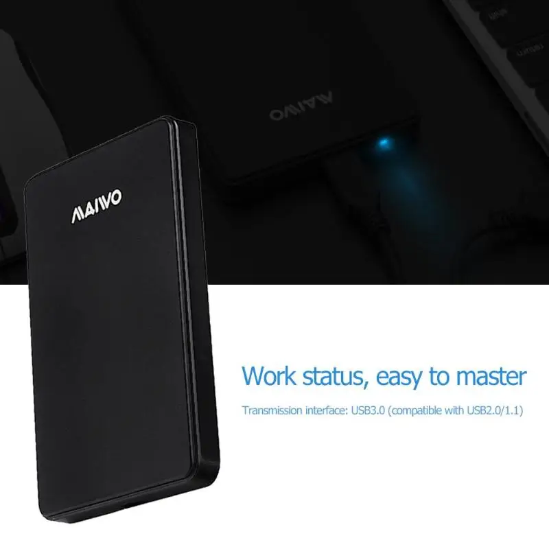MAIWO K2503D 2,5 дюйма HDD чехол USB 3,0 для SATA III адаптер Внешний жесткий диск Корпус для 2," SSD диск HDD коробка HDD корпус
