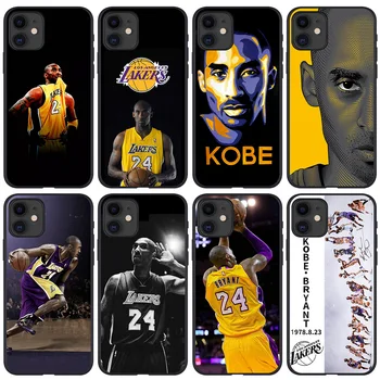 

Black Mamba Kobe Phone Case for iP 11 X XS Pro XR XS Max 8 7 6 6S Plus 5 5S SE Kobe Bryant Basketball Print TPU Back Cover