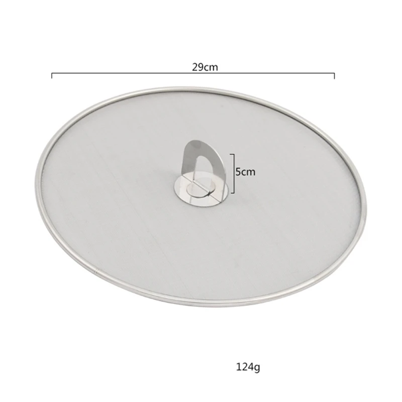 Нержавеющая сталь 25 см 29 см 33 см разбрызгиватель экран сетка кастрюля крышка серебряное масло крышка сковороды инструменты для приготовления пищи Кухонные аксессуары