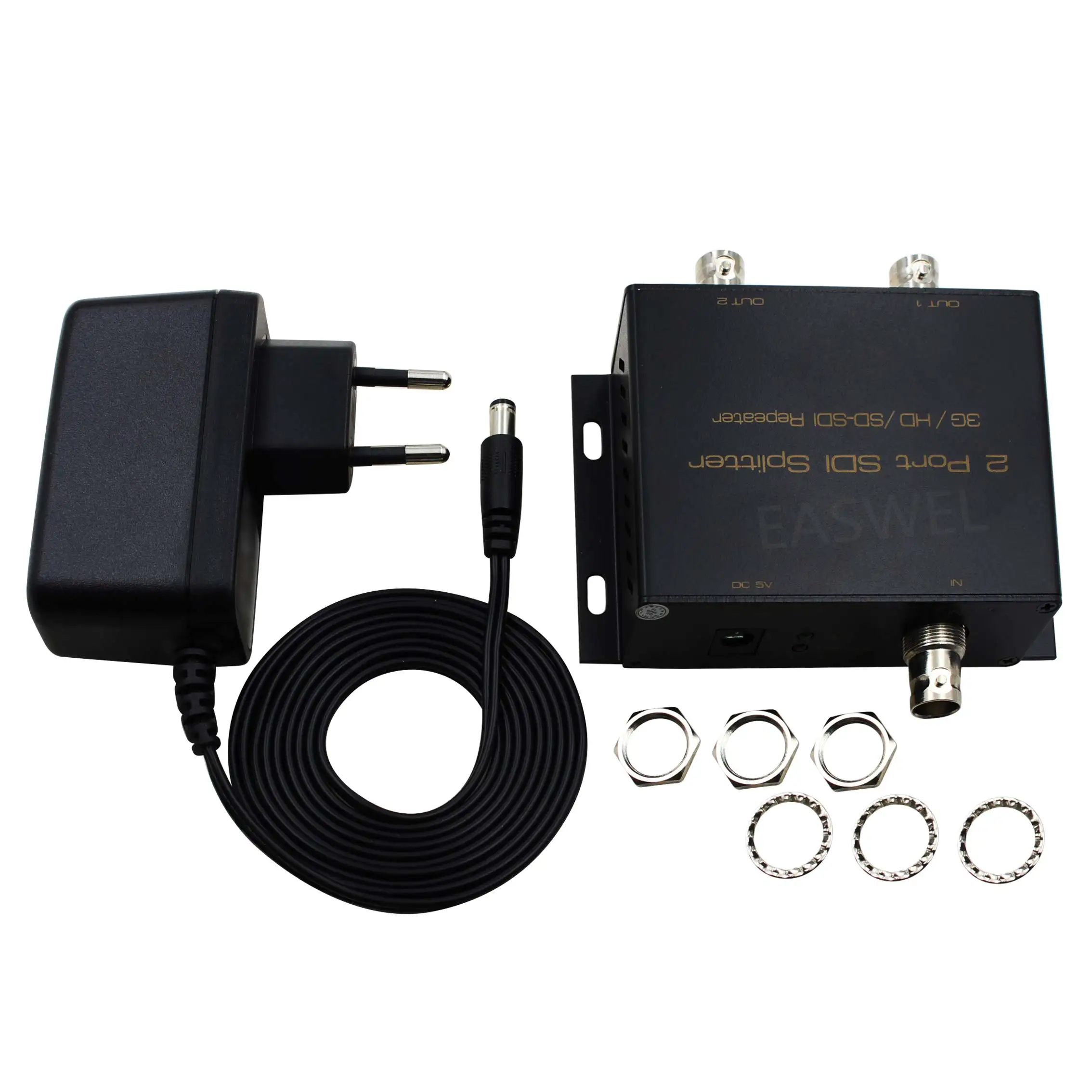 20 шт HD/3g/SD-SDI 1x2 порта ретранслятор расширитель распределительный усилитель разветвитель сигнала