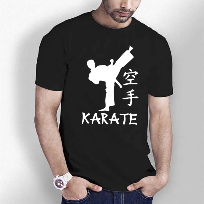 

HT0069# Karate. t shirt men tshirt men's tshirt top summer Tshirt fashion cool O neck short sleeve shirt