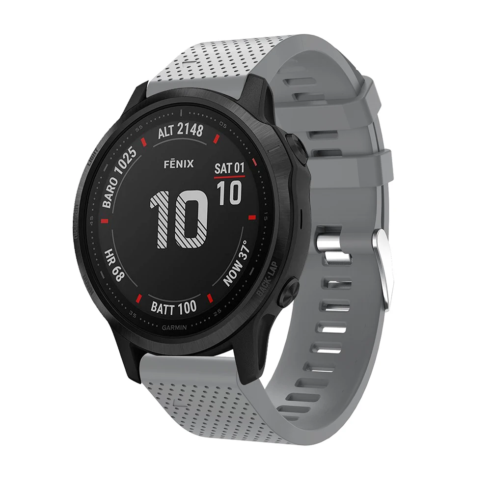 COMLYO Quick Release силиконовый ремешок для Garmin Fenix 6S Ремешок Замена 20 мм браслет для Garmin Fenix 5s часы ремень