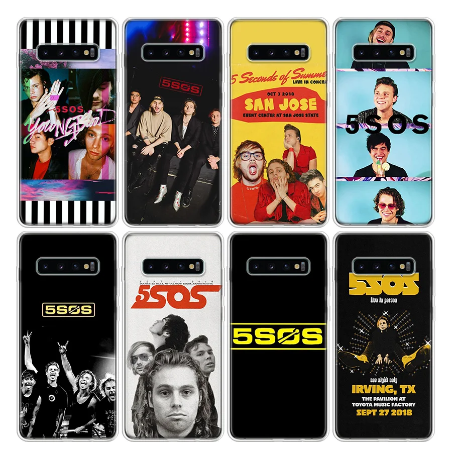 5SOS 5 секунд лета телефонный чехол для Samsung Galaxy A51 A71 A50S A10 A20E A30 A40 A70 A01 A21 A41 A11 A6 A7 A8 A9 Plus
