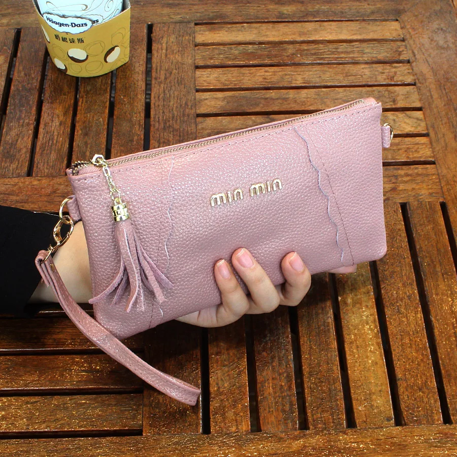 

2017 New Style Flounced Cowhide Clutch WOMEN'S Messenger Bag Mini Bag Dual-Style Mom Grocery Shopping Bag