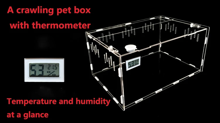 Reptile Tank Insect Spiders Tortoise Lizard Acrylic Transparent Breeding Box Vivarium Lid Reptile Pet Product Terrarium 2020 New Reptile Tank Insect Spiders Tortoise Lizard Acrylic Transparent Breeding Box Vivarium Lid Reptile Pet Product Terrarium 2020 New