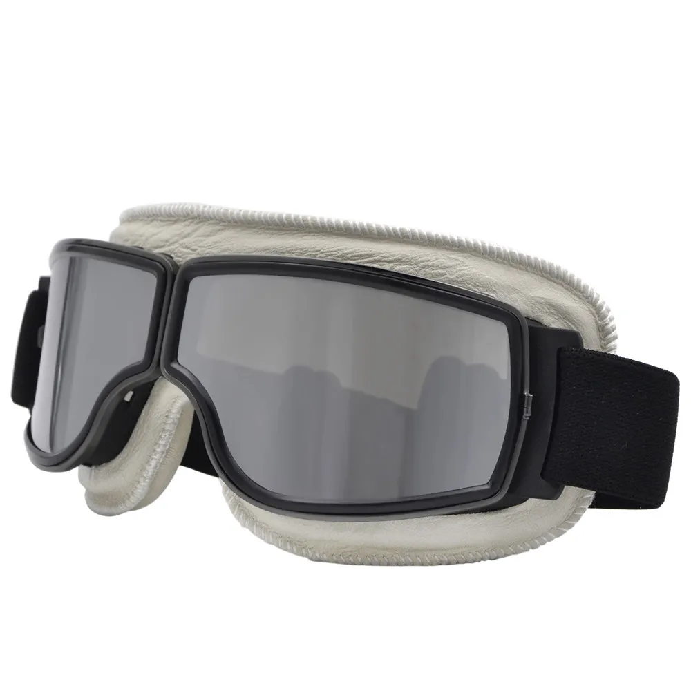 Brand Vintage Glasses Retro Motorcycle Cruiser Goggles Glasses Motocross Scooter Moto Helmet Goggles