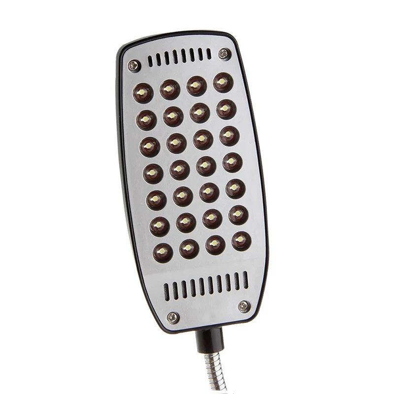 28 LED Lamp Light Flexible Clip PC Laptop Notebook Black
