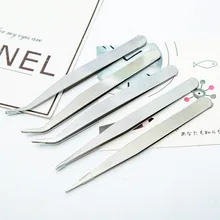 Пинцет клип пинцеты для чистки толстый Пинцет из нержавеющей стали локоть пинцет с прямой головкой