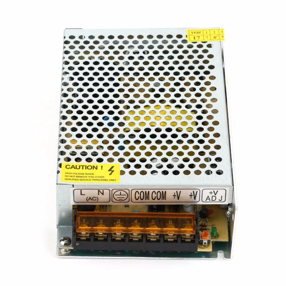 12 V/24 V 100W Камеры Скрытого видеонаблюдения Питание монитор Мощность адаптер СВЕТОДИОДНЫЙ монитор аксессуар переключение Питание