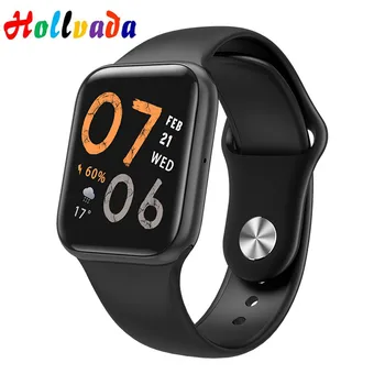 

Hollvada Smart Watch P80 pro Heart Rate Monitor Bluetooth Call Music Fitness Watch Full Screen Touch Smartwatch For IOS Android