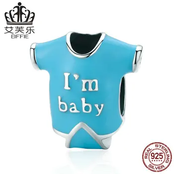 

Baby wear Diy accessories 925 sterling silver original letter beads for jewelry making Fit charm pandora bracelet