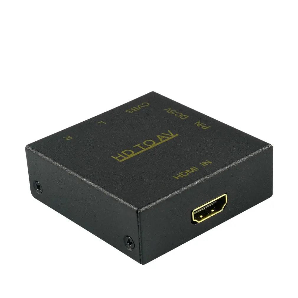 Питание Hdmi кабели av/RCA конвертер коробка композитный аудио видео Cvbs адаптер 1080P профессиональная Мода быстрая портативность